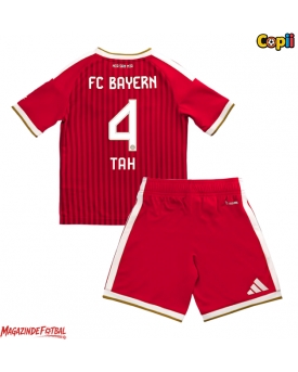 Bayern Munich Jonathan Tah #4 Echipament de Fotbal Replică 2026-27 Copii Acasa (+ Șorturi)